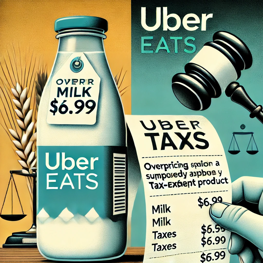Uber au Canada visé par une action collective pour surfacturation de produits de base